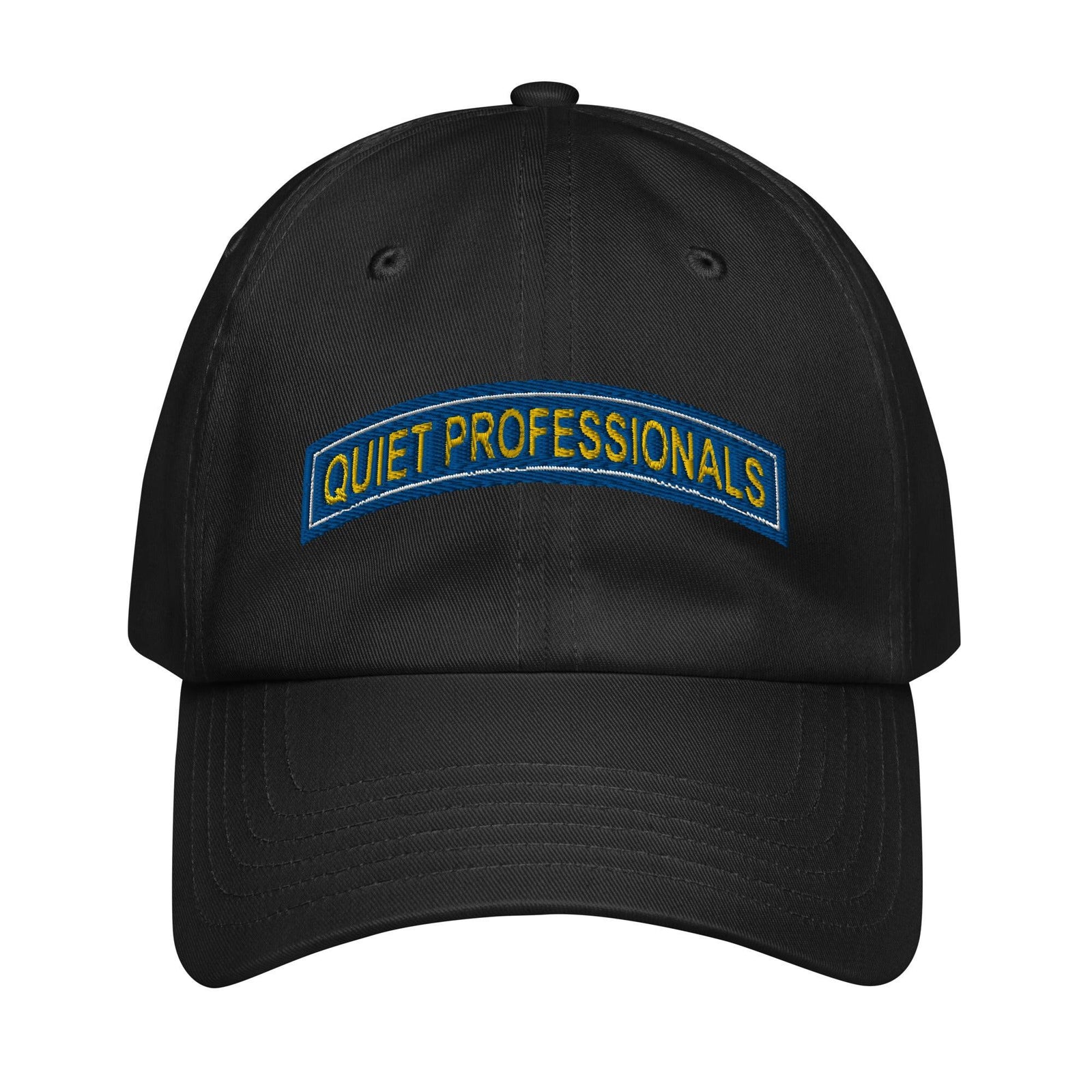 Quiet Professionals Embroidered Army SF Tab Under Armour® Dad Hat Tactically Acquired Black  