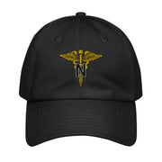 U.S. Army Nurse Corps Embroidered Under Armour® Dad Hat Tactically Acquired Black  