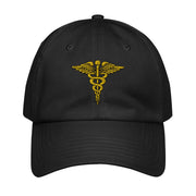 U.S. Army Medical Corps Embroidered Under Armour® Dad Hat Tactically Acquired Black  