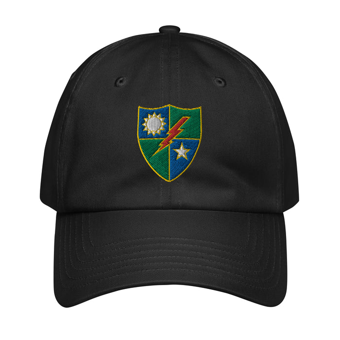 75th Ranger Regiment Embroidered Under Armour® Dad Hat Tactically Acquired Black  