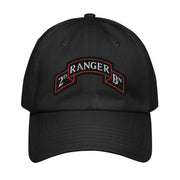 2d Ranger Battalion Tab Embroidered Under Armour® Dad Hat Tactically Acquired Black  