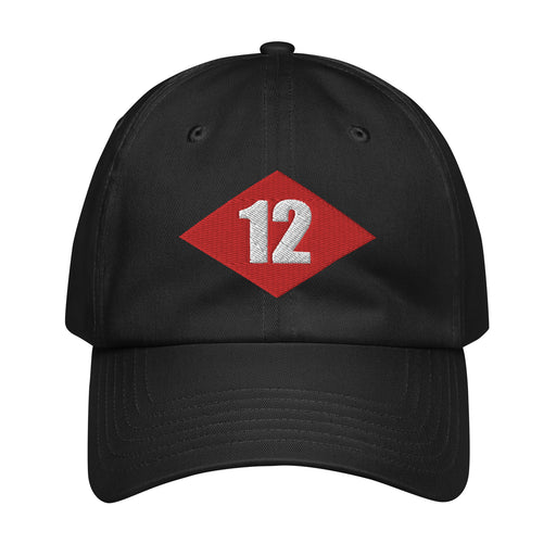 NMCB-12 Beep Embroidered Under Armour® Dad Hat Tactically Acquired Black  