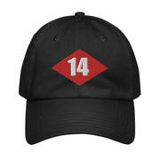 NMCB-14 Beep Embroidered Under Armour® Dad Hat Tactically Acquired Black  