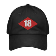NMCB-18 Beep Embroidered Under Armour® Dad Hat Tactically Acquired Black  