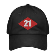 NMCB-21 Beep Embroidered Under Armour® Dad Hat Tactically Acquired Black  
