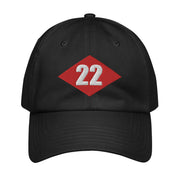 NMCB-22 Beep Embroidered Under Armour® Dad Hat Tactically Acquired Black  