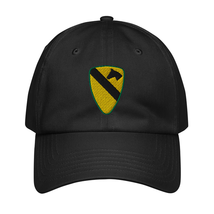 U.S. Army 1st Cavalry Division Under Armour® Dad Hat Tactically Acquired Black  