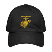 U.S. Marine Corps Embroidered 1936 EGA Under Armour® Dad Hat Tactically Acquired Black  