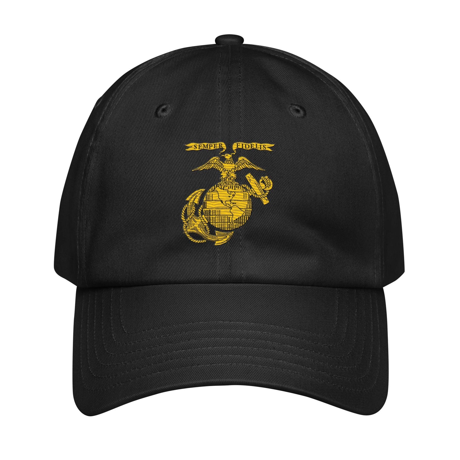 U.S. Marine Corps Embroidered 1936 EGA Under Armour® Dad Hat Tactically Acquired Black  