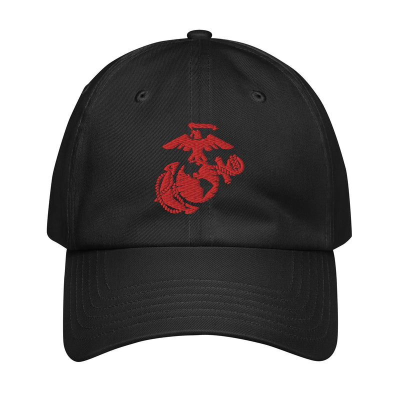USMC Red EGA Embroidered Under Armour® Dad Hat