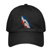 USS Langley (CV-1) Embroidered Under Armour® Dad Hat Tactically Acquired Black  