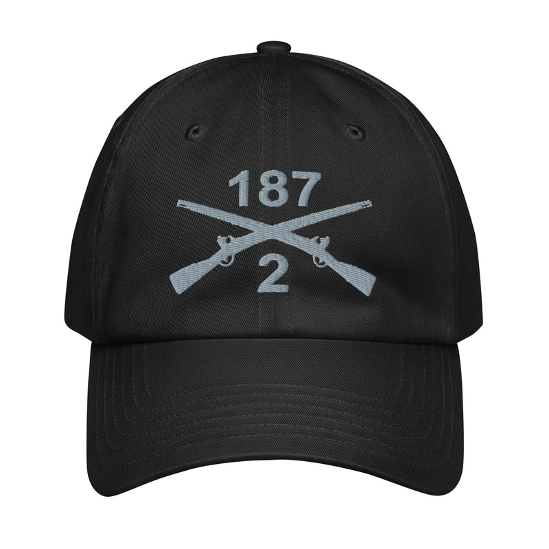 2-187 Infantry Regiment Embroidered Under Armour® Dad Hat