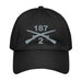 2-187 Infantry Regiment Embroidered Under Armour® Dad Hat Tactically Acquired Black