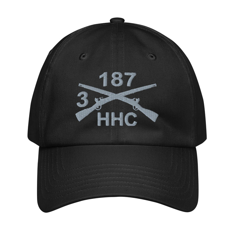 HHC 3-187 INF RGT Embroidered Under Armour® Dad Hat