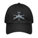 3-34 Armor Embroidered Under Armour® Dad Hat Tactically Acquired Black