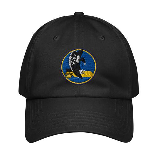 455th Bomb Group Embroidered Under Armour® Dad Hat Tactically Acquired Black