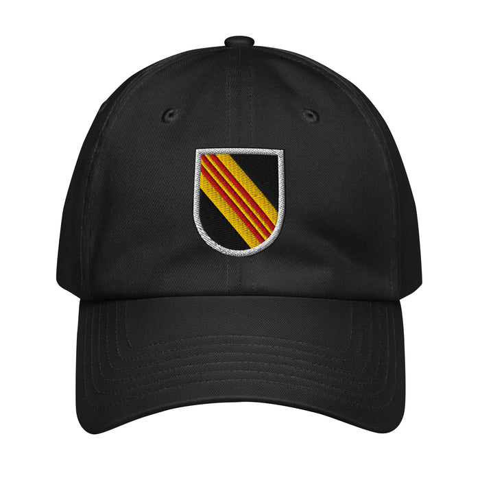 5th SFG (A) Beret Flash Embroidered Under Armour® Dad Hat Tactically Acquired Black