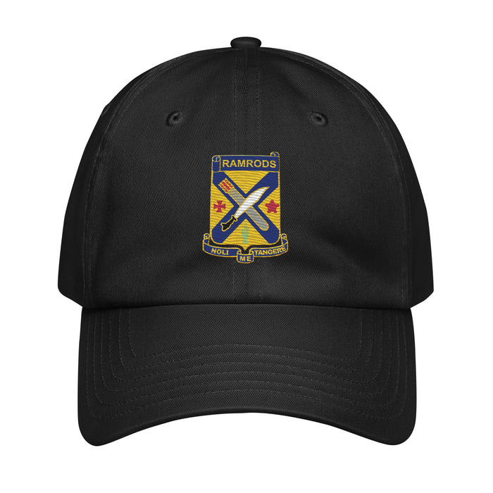 2-2 Infantry "Ramrods" Embroidered Under Armour® Dad Hat Tactically Acquired Black