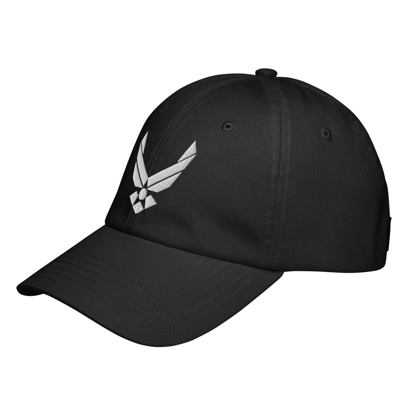 USAF White Emblem Embroidered Under Armour® Dad Hat