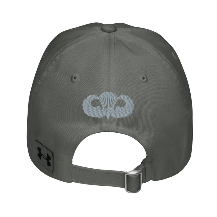 U.S. Army Airborne Tab Embroidered Under Armour® Dad Hat Tactically Acquired   