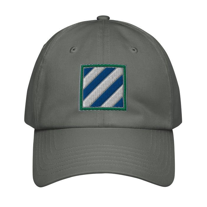 3rd Infantry Division Embroidered Under Armour® Dad Hat Tactically Acquired Grey  