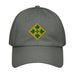 4th Infantry Division Embroidered Under Armour® Dad Hat Tactically Acquired Grey  