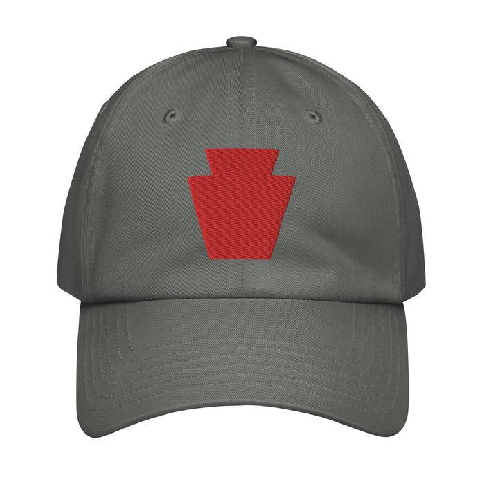 28th Infantry Division Embroidered Under Armour® Dad Hat Tactically Acquired Grey  