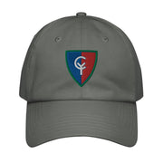 38th Infantry Division Embroidered Under Armour® Dad Hat Tactically Acquired Grey  