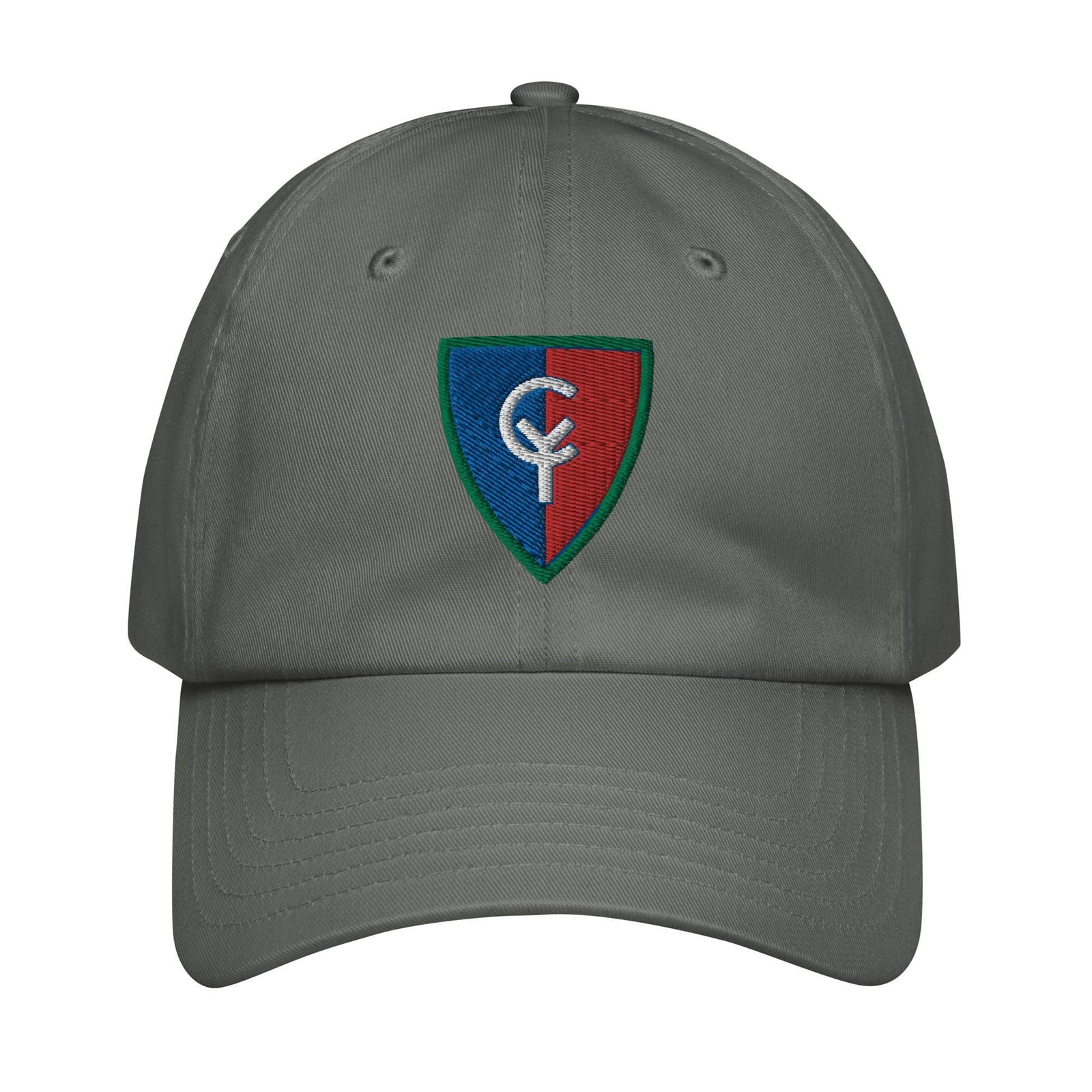 38th Infantry Division Embroidered Under Armour® Dad Hat Tactically Acquired Grey  
