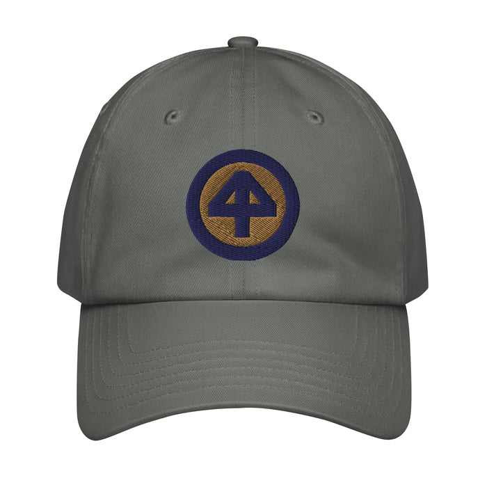 44th Infantry Division Embroidered Under Armour® Dad Hat Tactically Acquired Grey  