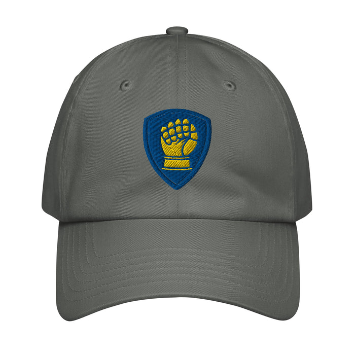 46th Infantry Division Embroidered Under Armour® Dad Hat Tactically Acquired Grey  