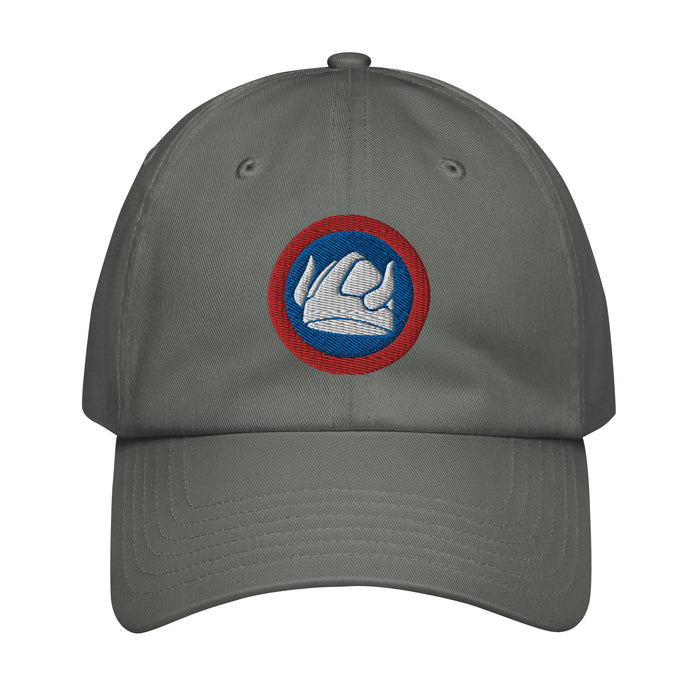 47th Infantry Division Embroidered Under Armour® Dad Hat Tactically Acquired Grey  