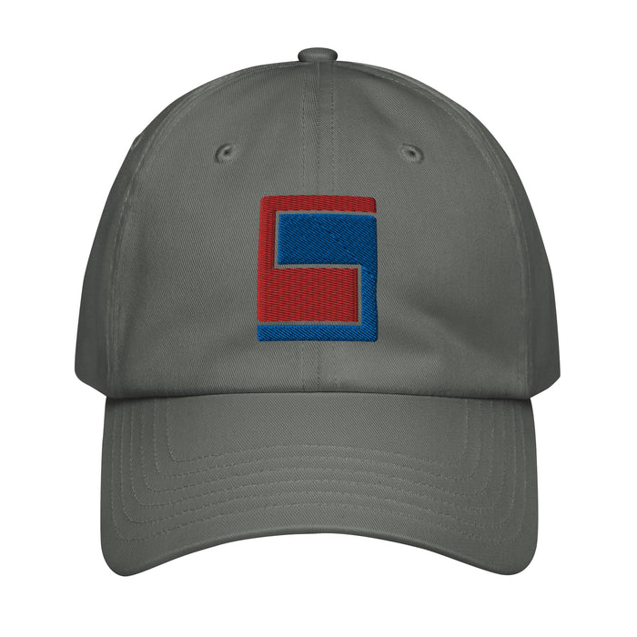 69th Infantry Division Embroidered Under Armour® Dad Hat Tactically Acquired Grey  