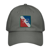 75th Infantry Division Embroidered Under Armour® Dad Hat Tactically Acquired Grey  