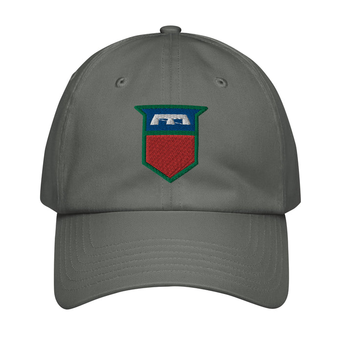 76th Infantry Division Embroidered Under Armour® Dad Hat Tactically Acquired Grey  