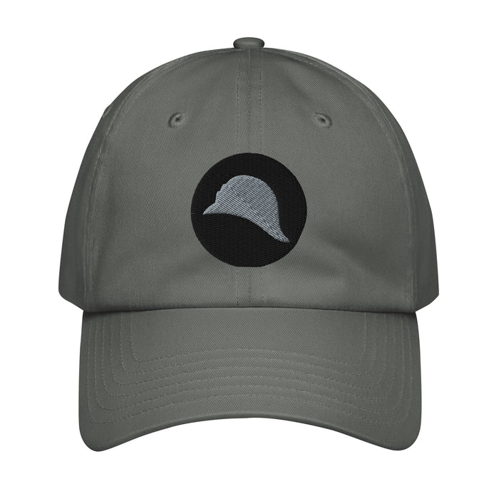 93rd Infantry Division Embroidered Under Armour® Dad Hat Tactically Acquired Grey  