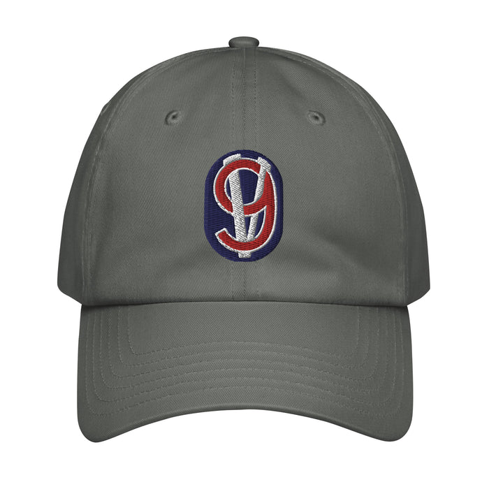 95th Infantry Division Embroidered Under Armour® Dad Hat Tactically Acquired Grey  