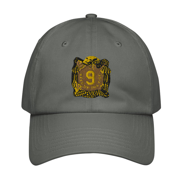 9th Infantry Regiment Embroidered Under Armour® Dad Hat Tactically Acquired Grey  