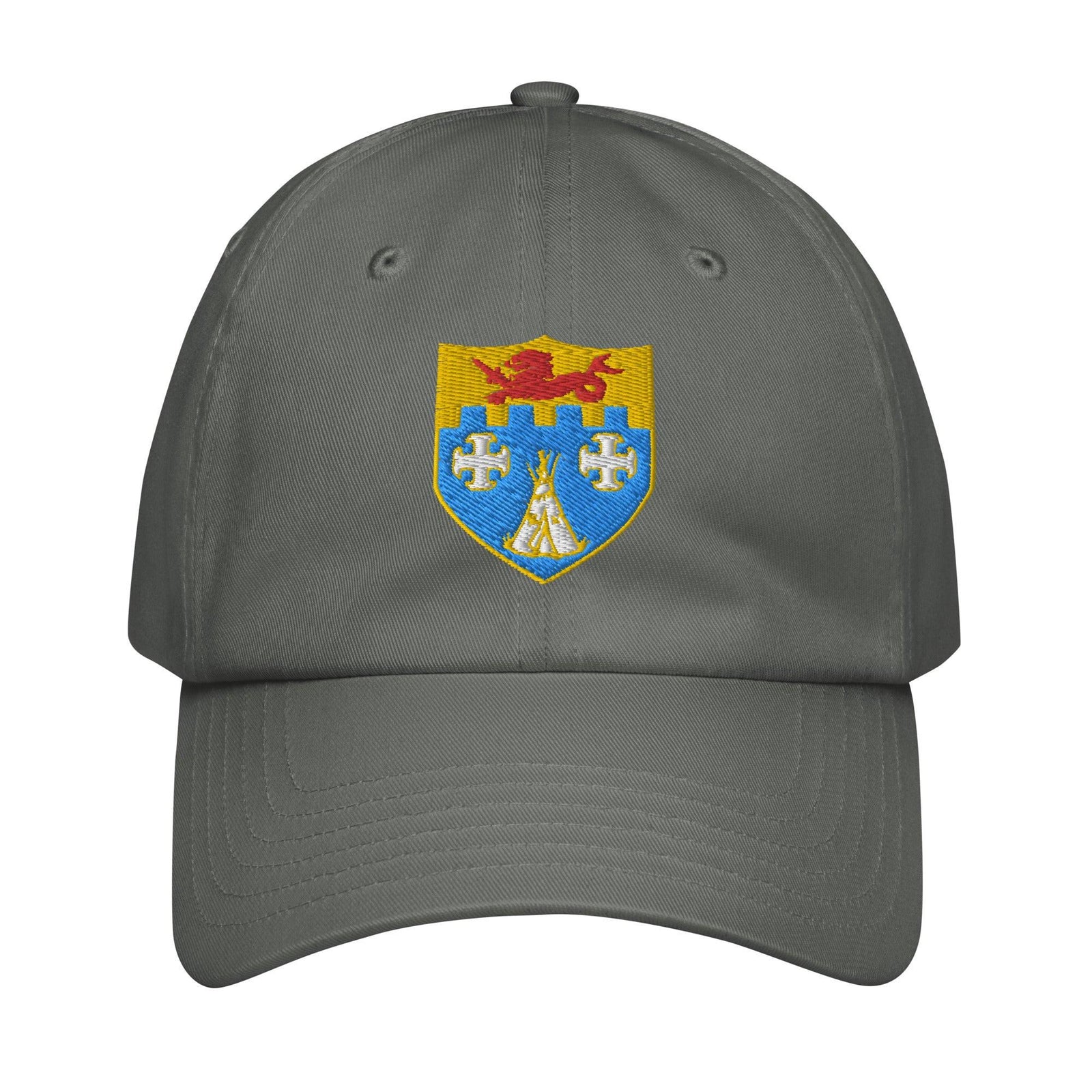 12th Infantry Regiment Embroidered Under Armour® Dad Hat Tactically Acquired Grey  