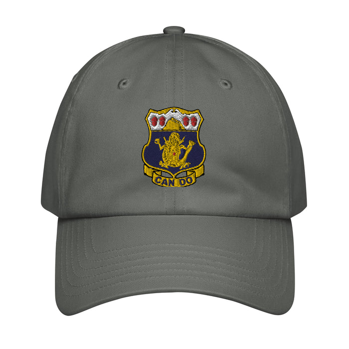 15th Infantry Regiment Embroidered Under Armour® Dad Hat Tactically Acquired Grey  