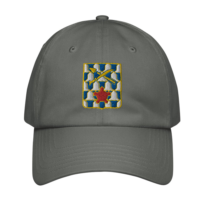 16th Infantry Regiment Embroidered Under Armour® Dad Hat Tactically Acquired Grey  