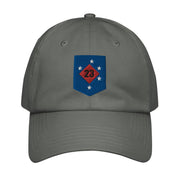 23rd Marine Regiment Embroidered Under Armour® Dad Hat Tactically Acquired Grey  