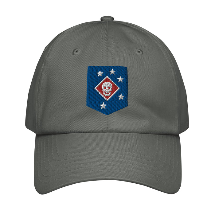Marine Raiders Embroidered Under Armour® Dad Hat Tactically Acquired Grey  