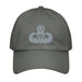 U.S. Army Master Parachutist Badge Embroidered Under Armour® Dad Hat Tactically Acquired Grey  