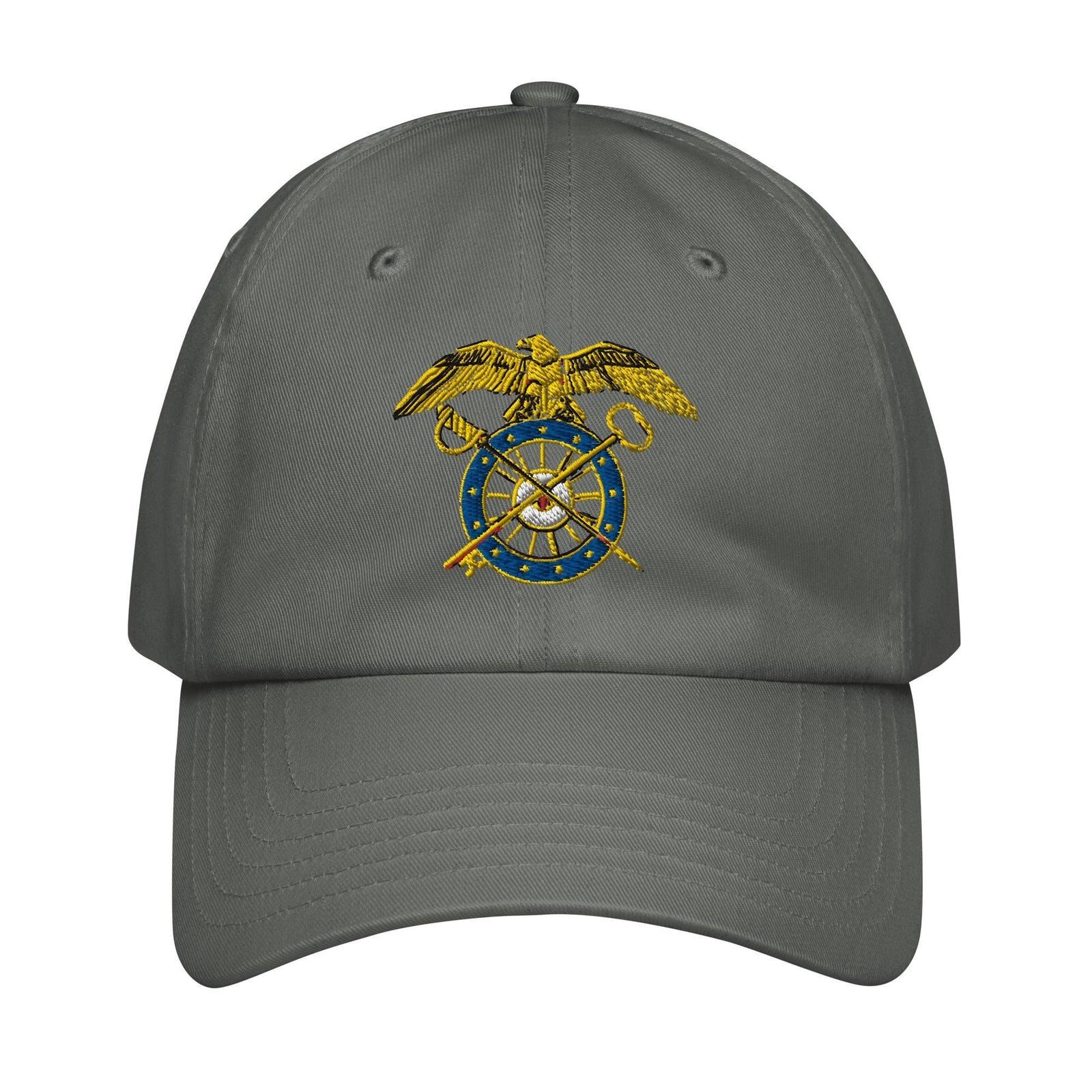U.S. Army Quartermaster Corps Embroidered Under Armour® Dad Hat Tactically Acquired Grey  