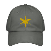 U.S. Army Public Affairs Embroidered Under Armour® Dad Hat Tactically Acquired Grey  