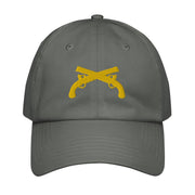 U.S. Army Military Police Corps Embroidered Under Armour® Dad Hat Tactically Acquired Grey  