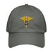 U.S. Army Medical Specialist Corps Embroidered Under Armour® Dad Hat Tactically Acquired Grey  