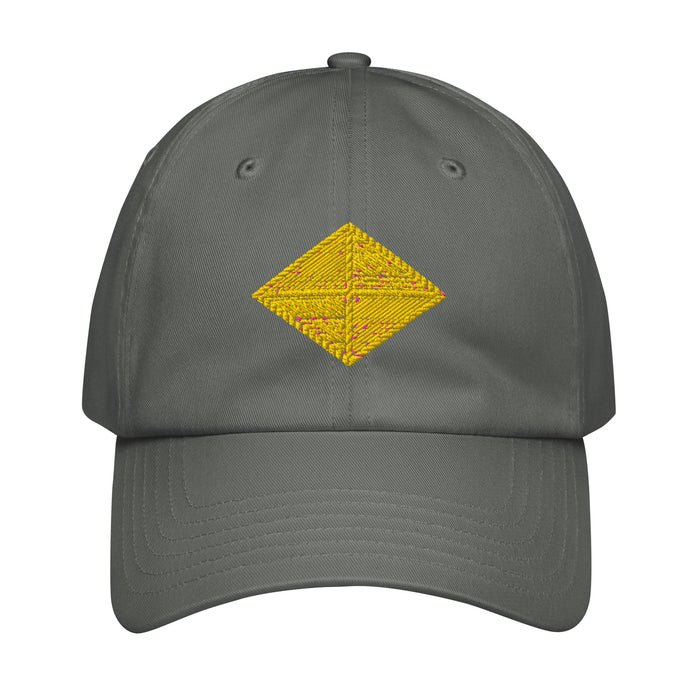 U.S. Army Finance Corps Embroidered Under Armour® Dad Hat Tactically Acquired Grey  