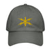 U.S. Army Cyber Corps Embroidered Under Armour® Dad Hat Tactically Acquired Grey  